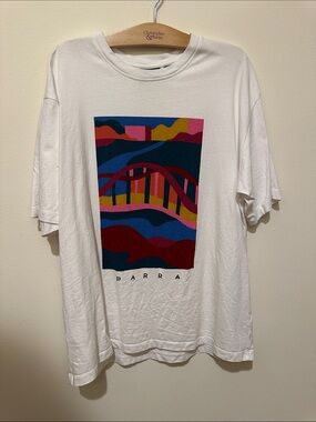 Parra White Short Sleeve Graphic Tee
